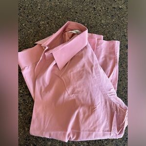 Calvin Klein Men’s Pink button down dress shirt 16.5 neck and 34/35 sleeve